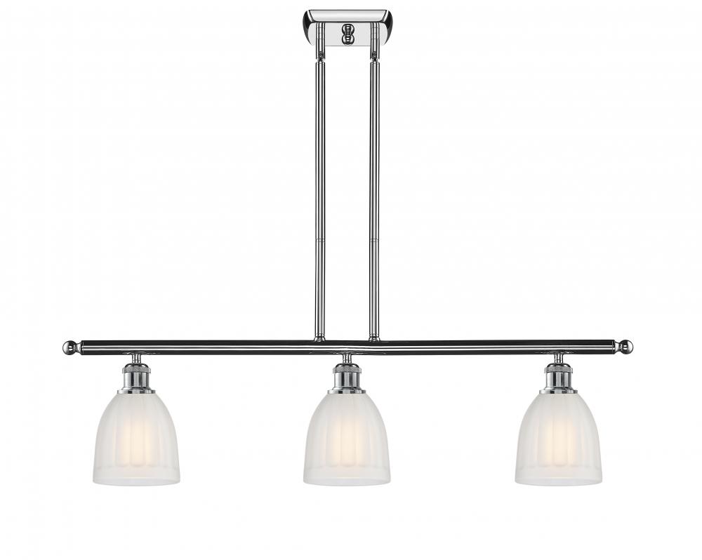 Brookfield - 3 Light - 36 inch - Polished Chrome - Cord hung - Island Light