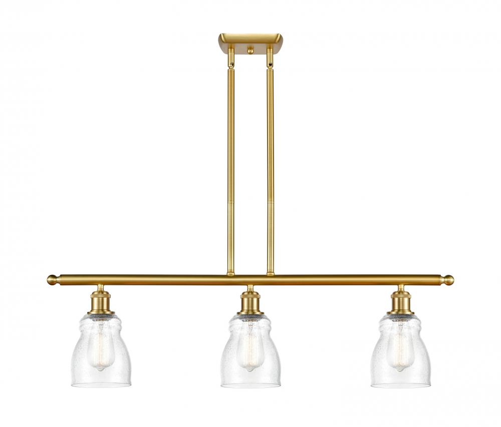 Ellery - 3 Light - 36 inch - Satin Gold - Cord hung - Island Light