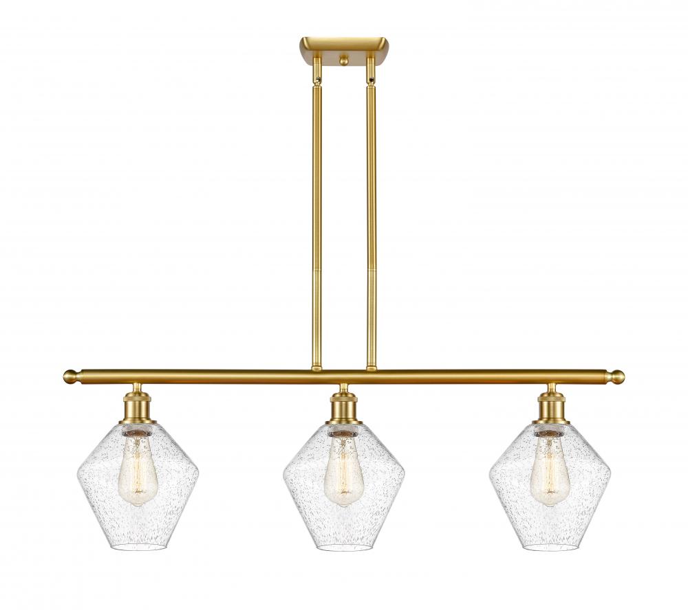 Cindyrella - 3 Light - 36 inch - Satin Gold - Cord hung - Island Light