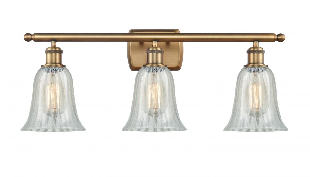 Hanover - 3 Light - 26 inch - Brushed Brass - Bath Vanity Light