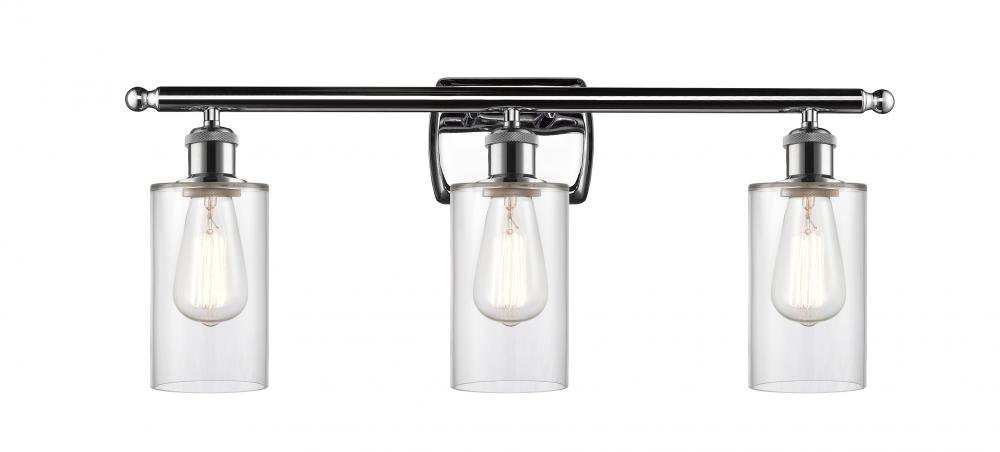 Clymer - 3 Light - 24 inch - Polished Chrome - Bath Vanity Light