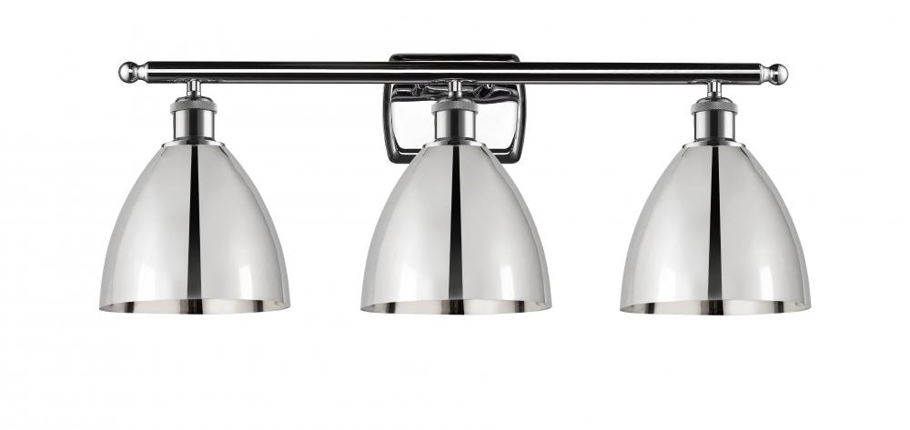 Bristol - 3 Light - 28 inch - Polished Chrome - Bath Vanity Light