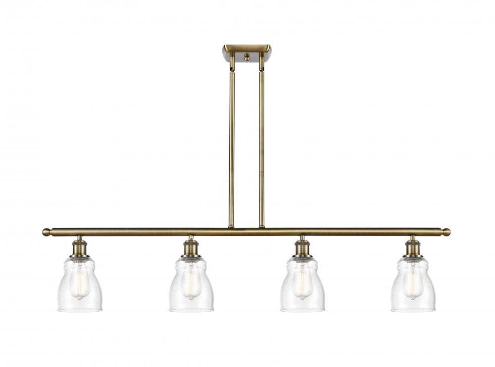 Ellery - 4 Light - 48 inch - Antique Brass - Cord hung - Island Light