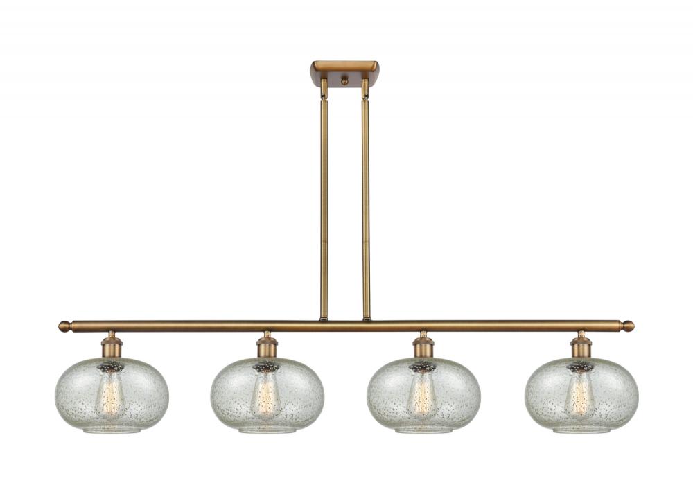 Gorham - 4 Light - 48 inch - Brushed Brass - Cord hung - Island Light