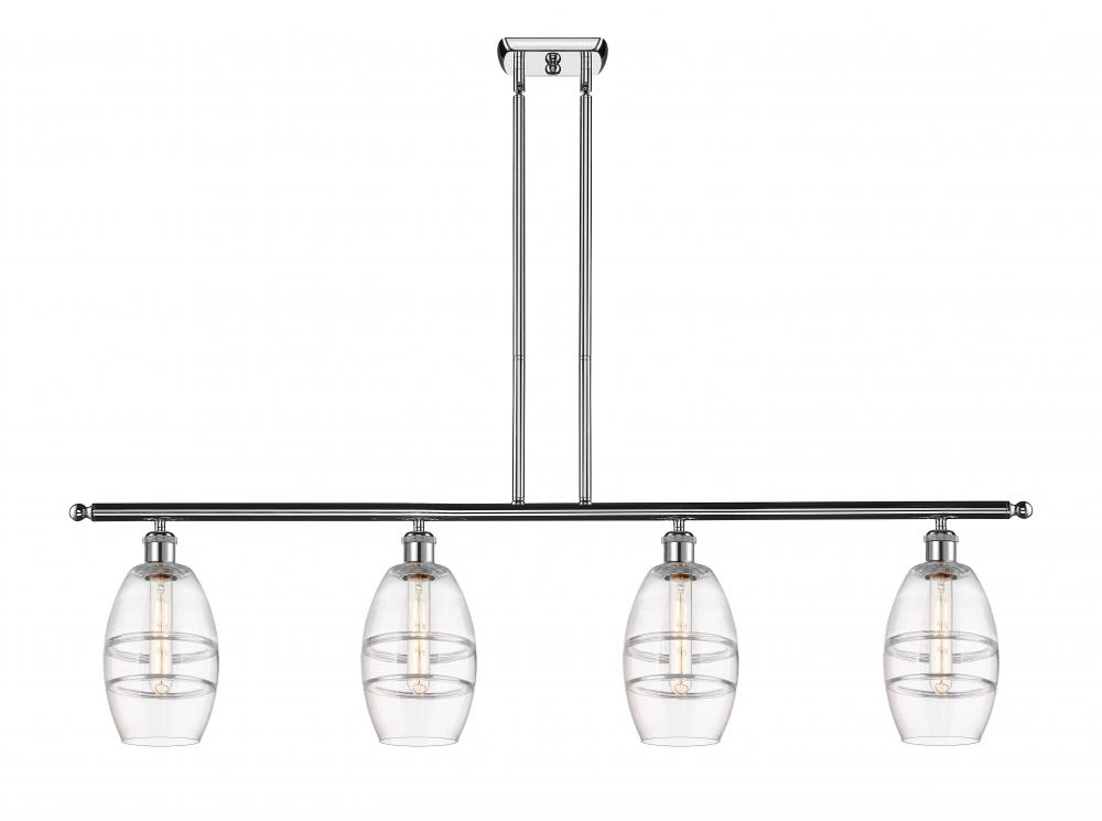 Vaz - 4 Light - 48 inch - Polished Chrome - Cord hung - Island Light