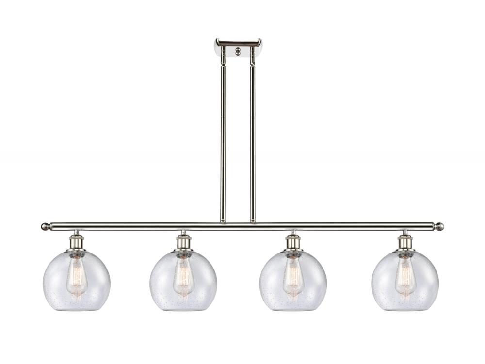 Athens - 4 Light - 48 inch - Polished Nickel - Cord hung - Island Light