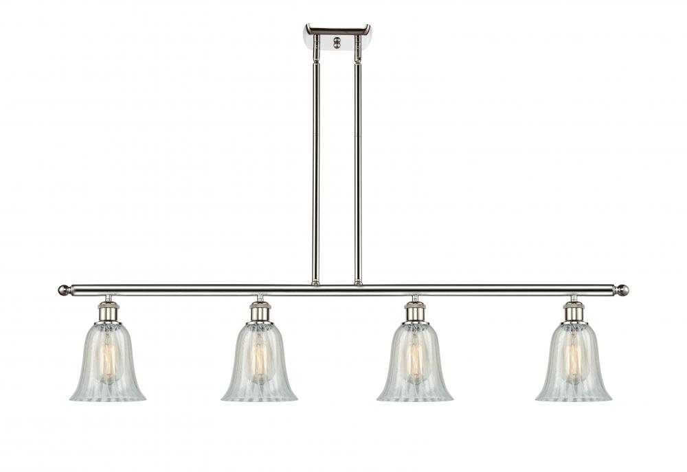 Hanover - 4 Light - 48 inch - Polished Nickel - Cord hung - Island Light