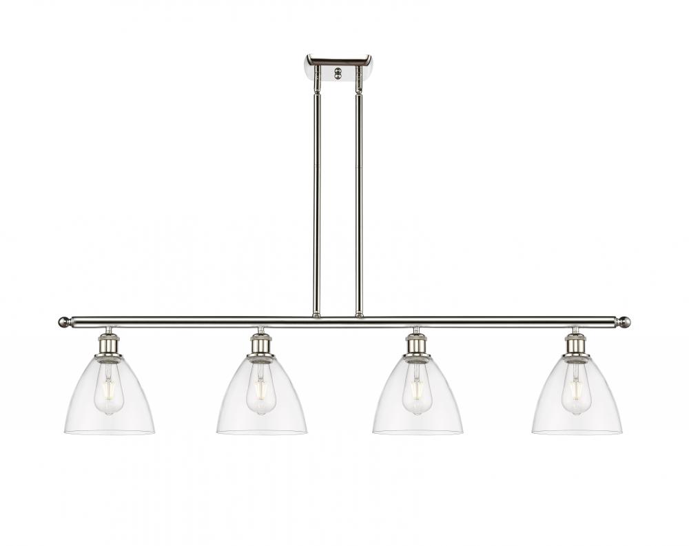 Bristol - 4 Light - 48 inch - Polished Nickel - Cord hung - Island Light