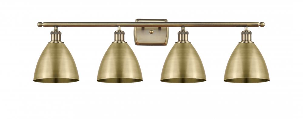 Bristol - 4 Light - 38 inch - Antique Brass - Bath Vanity Light