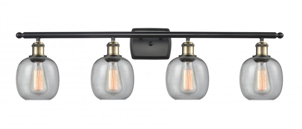 Belfast - 4 Light - 36 inch - Black Antique Brass - Bath Vanity Light