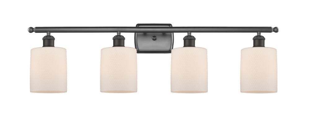 Cobbleskill - 4 Light - 35 inch - Oil Rubbed Bronze - Bath Vanity Light