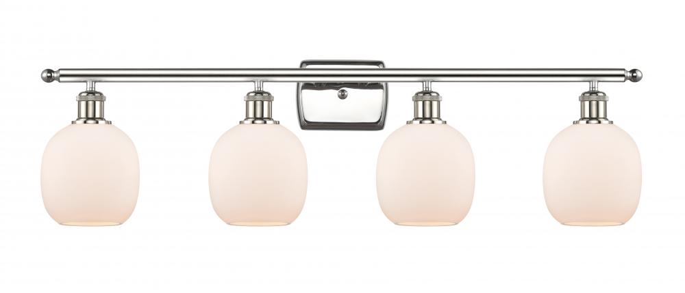 Belfast - 4 Light - 36 inch - Polished Nickel - Bath Vanity Light