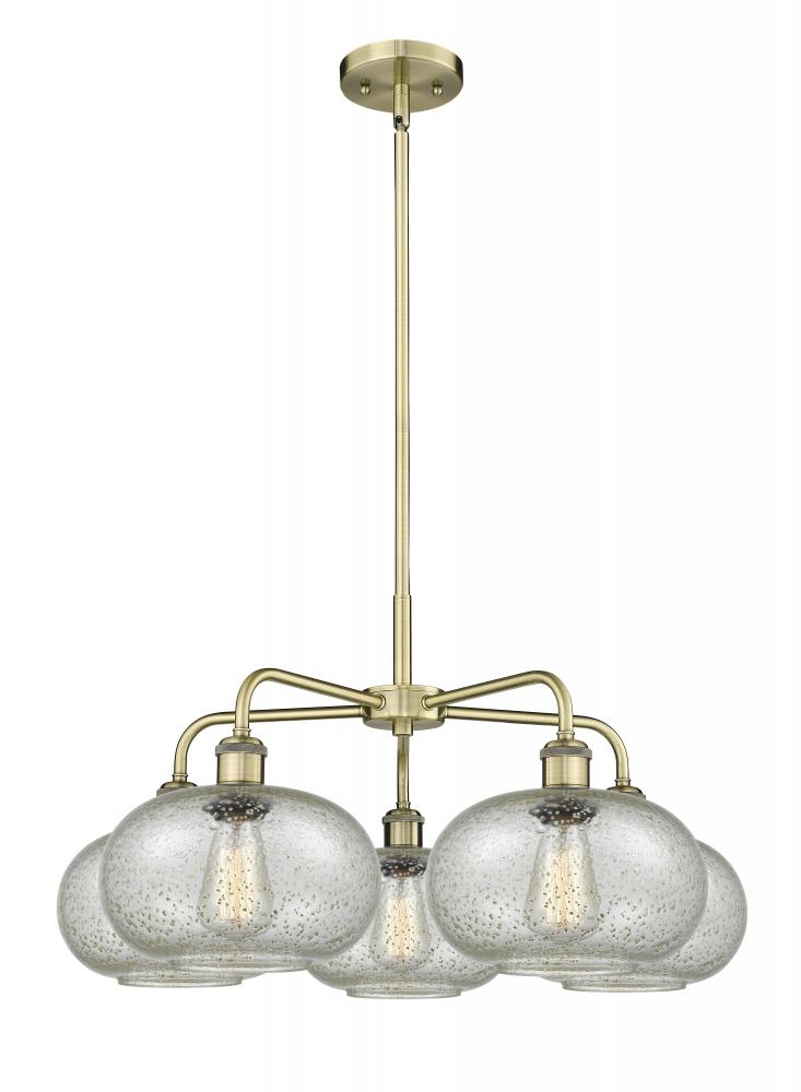 Gorham - 5 Light - 28 inch - Antique Brass - Chandelier