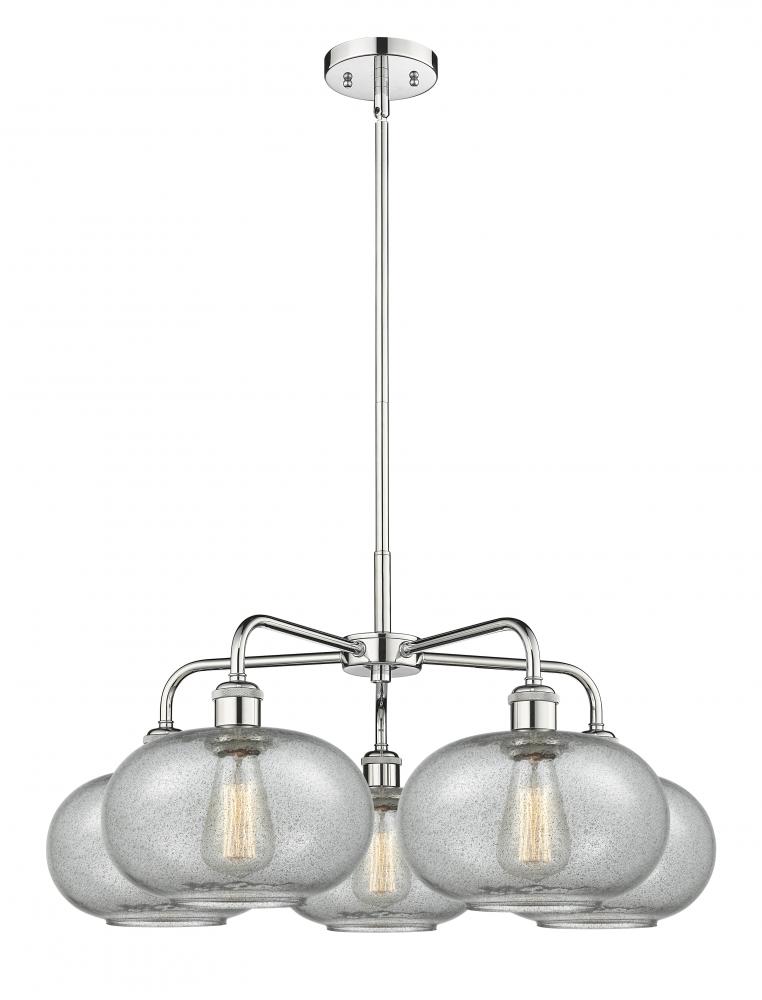 Gorham - 5 Light - 28 inch - Polished Chrome - Chandelier