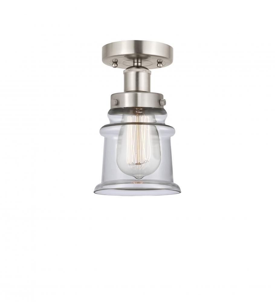 Canton - 1 Light - 5 inch - Brushed Satin Nickel - Semi-Flush Mount