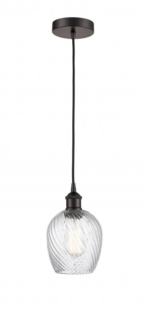 Salina - 1 Light - 6 inch - Oil Rubbed Bronze - Cord hung - Mini Pendant