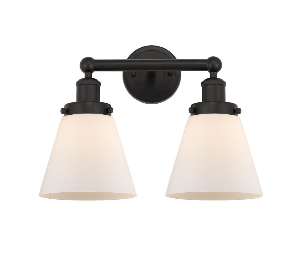 Cone - 2 Light - 15 inch - Oil Rubbed Bronze - Bath Vanity Light