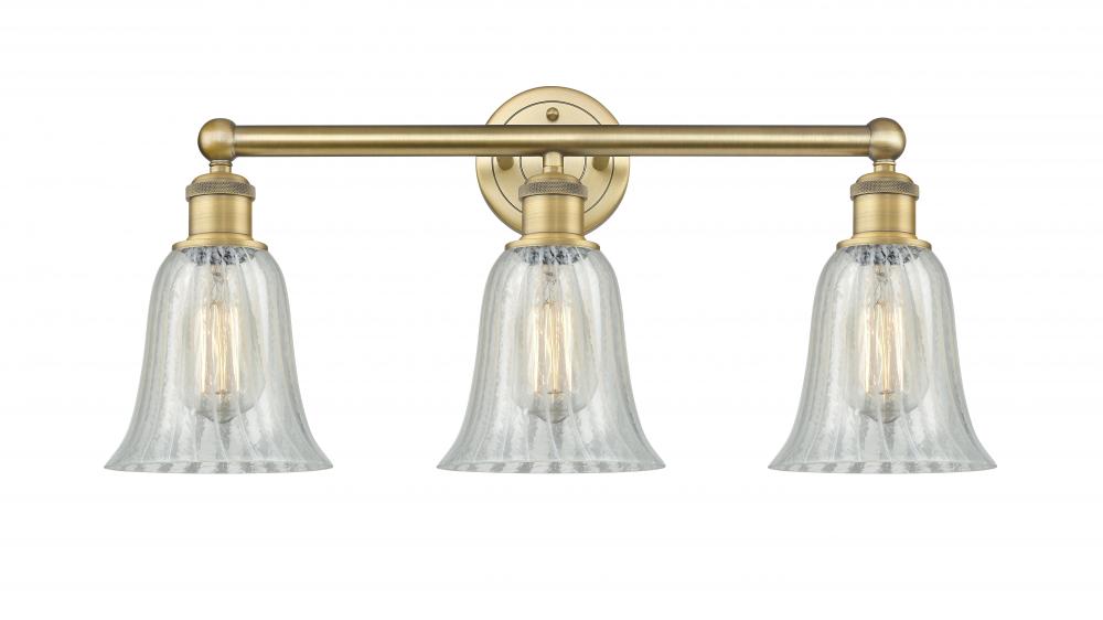 Hanover - 3 Light - 24 inch - Brushed Brass - Bath Vanity Light