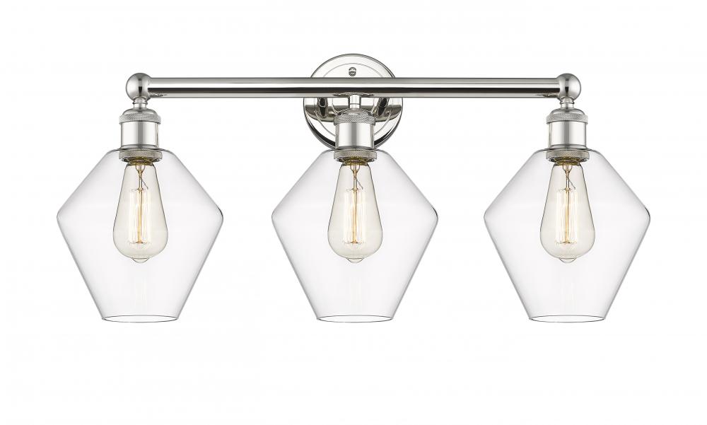 Cindyrella - 3 Light - 26 inch - Polished Nickel - Bath Vanity Light