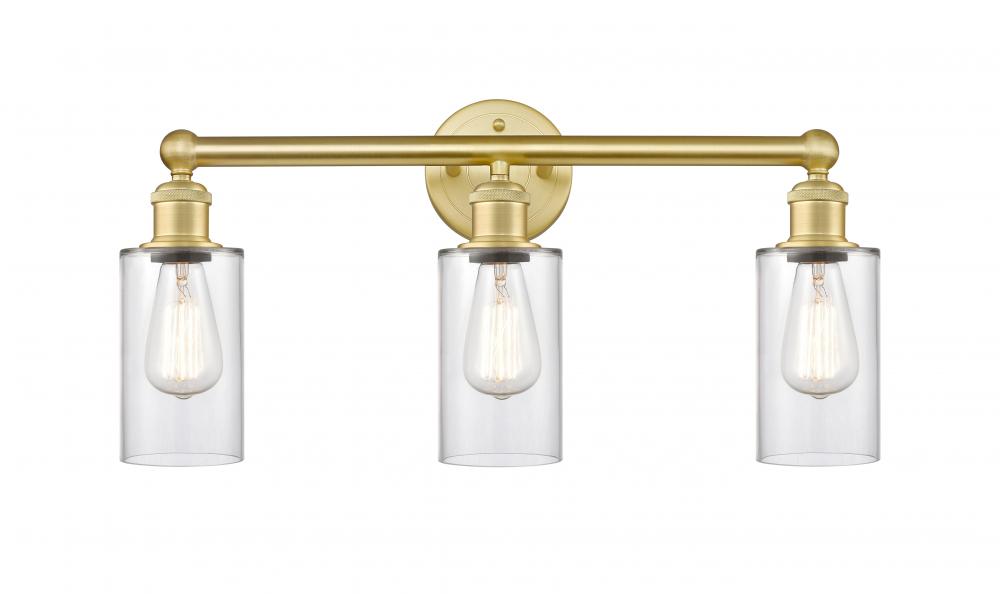 Clymer - 3 Light - 22 inch - Satin Gold - Bath Vanity Light