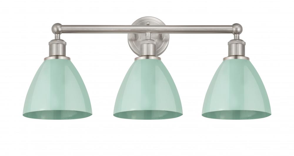 Plymouth - 3 Light - 26 inch - Satin Nickel - Bath Vanity Light