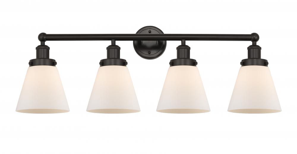 Cone - 4 Light - 33 inch - Oil Rubbed Bronze - Bath Vanity Light