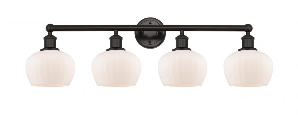 Fenton - 4 Light - 34 inch - Oil Rubbed Bronze - Bath Vanity Light