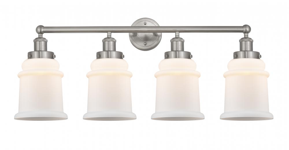 Canton - 4 Light - 33 inch - Brushed Satin Nickel - Bath Vanity Light