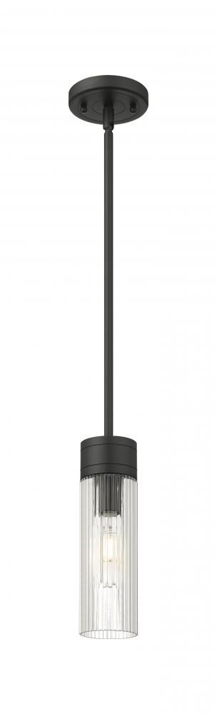 Boreas - 1 Light - 3 inch - Matte Black - Stem Hung - Mini Pendant