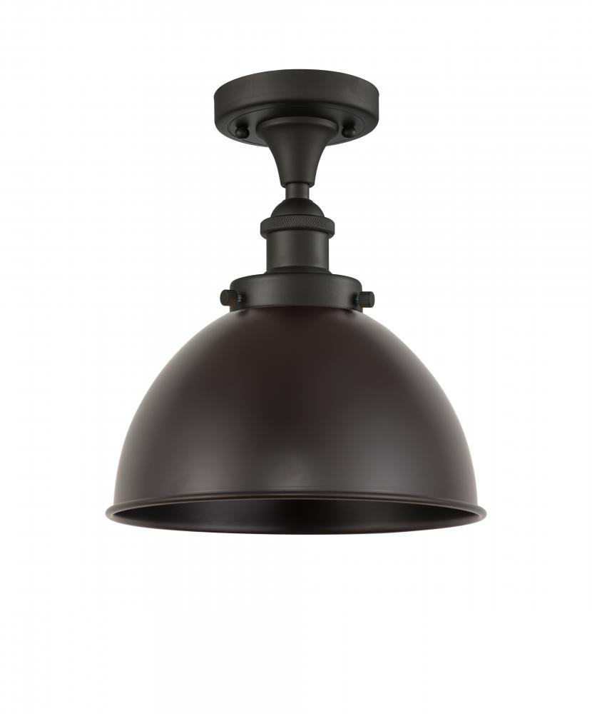 Derby - 1 Light - 10 inch - Oil Rubbed Bronze - Semi-Flush Mount