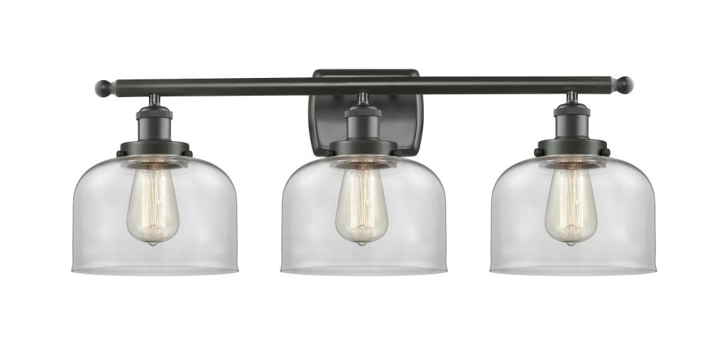 Bell - 3 Light - 28 inch - Oil Rubbed Bronze - Bath Vanity Light