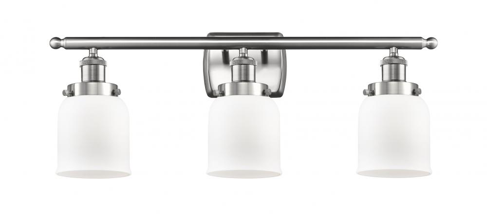 Bell - 3 Light - 26 inch - Brushed Satin Nickel - Bath Vanity Light