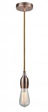 Innovations Lighting 100AC-10CR-3AC - Chelsea - 1 Light - 2 inch - Antique Copper - Cord hung - Mini Pendant