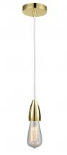 Innovations Lighting 100GD-10W-4GD - Fairchild - 1 Light - 2 inch - Gold - Cord hung - Mini Pendant