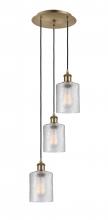 Innovations Lighting 113B-3P-AB-G112 - Cobbleskill - 3 Light - 12 inch - Antique Brass - Cord Hung - Multi Pendant