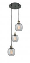 Innovations Lighting 113B-3P-BAB-G104 - Belfast - 3 Light - 13 inch - Black Antique Brass - Cord Hung - Multi Pendant