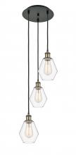 Innovations Lighting 113B-3P-BAB-G652-6 - Cindyrella - 3 Light - 13 inch - Black Antique Brass - Cord Hung - Multi Pendant