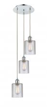 Innovations Lighting 113B-3P-PC-G112 - Cobbleskill - 3 Light - 12 inch - Polished Chrome - Cord Hung - Multi Pendant