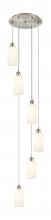 Innovations Lighting 116B-6P-SN-G434-7WH - Crown Point - 6 Light - 16 inch - Brushed Satin Nickel - Multi Pendant