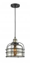 Innovations Lighting 201C-BAB-G78-CE - Bell Cage - 1 Light - 9 inch - Black Antique Brass - Cord hung - Mini Pendant