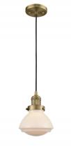 Innovations Lighting 201C-BB-G321 - Olean - 1 Light - 7 inch - Brushed Brass - Cord hung - Mini Pendant