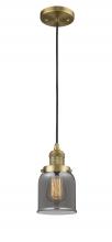 Innovations Lighting 201C-BB-G53 - Bell - 1 Light - 5 inch - Brushed Brass - Cord hung - Mini Pendant