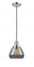 Innovations Lighting 201C-PC-G173 - Fulton - 1 Light - 7 inch - Polished Chrome - Cord hung - Mini Pendant