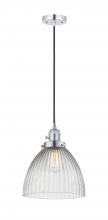 Innovations Lighting 201CSW-PC-G222 - Seneca Falls - 1 Light - 10 inch - Polished Chrome - Cord hung - Mini Pendant