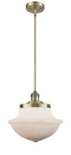 Innovations Lighting 201S-AB-G541-LED - Oxford - 1 Light - 12 inch - Antique Brass - Stem Hung - Mini Pendant