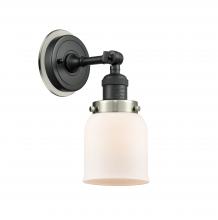 Innovations Lighting 203BK-BPSN-HRSN-G51 - Bell - 1 Light - 5 inch - Matte Black - Sconce