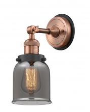 Innovations Lighting 203BP-ACBK-G53 - Bell - 1 Light - 5 inch - Antique Copper - Sconce