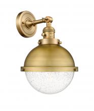 Innovations Lighting 203SW-BB-HFS-84-BB - Hampden - 1 Light - 9 inch - Brushed Brass - Sconce