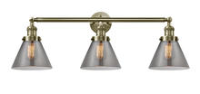 Innovations Lighting 205-AB-G43 - Cone - 3 Light - 32 inch - Antique Brass - Bath Vanity Light