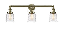 Innovations Lighting 205-AB-G513-LED - Bell - 3 Light - 30 inch - Antique Brass - Bath Vanity Light